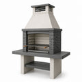 Barbecue in Pietra con Griglia in Acciaio Inox per Esterno