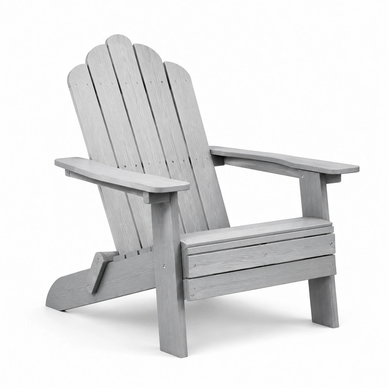 Sedia Adirondack in Legno di Pino Grigio