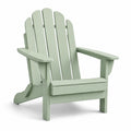 Sedia Adirondack in legno verde chiaro 80x90x95 cm