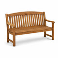 Panchina in legno di teak massello a 3 posti