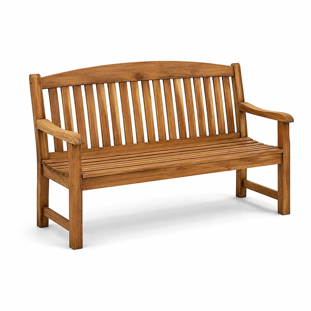 Panchina in legno di teak massello a 3 posti